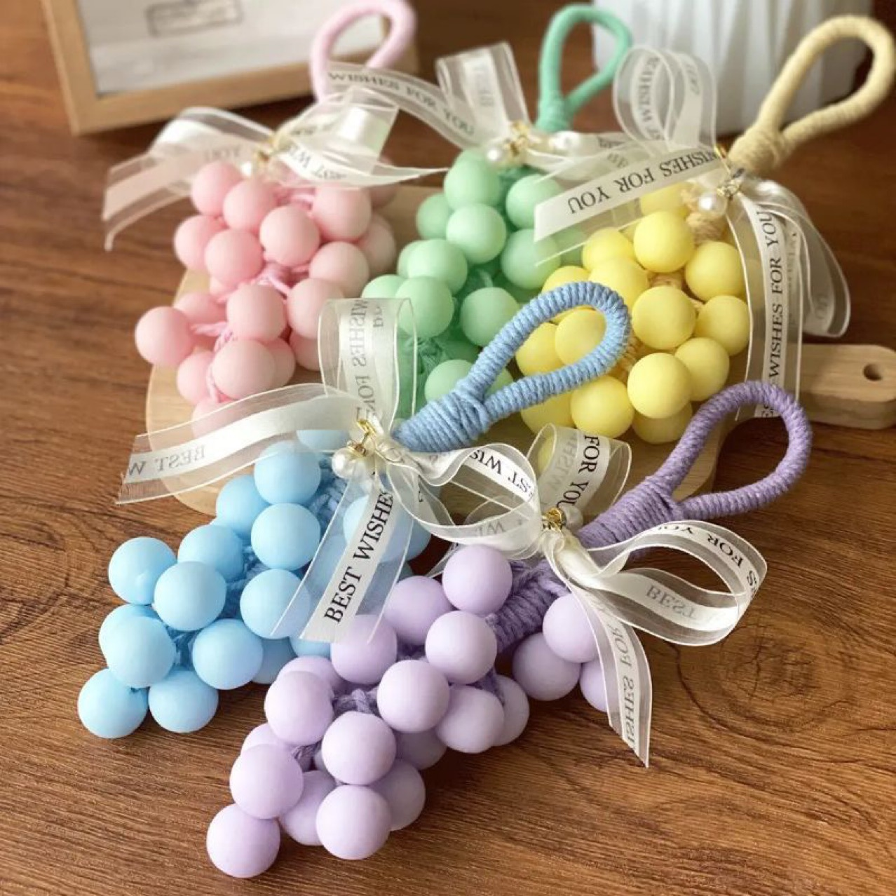 Macaron Grape Soap - Creative Home Gift - Handmade Hand Soap with a Bundle of Grapes